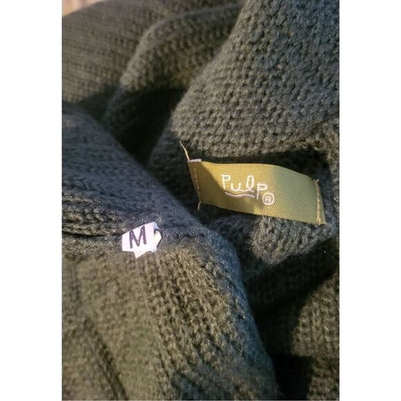 Pulp women green cap sleeve cowl neck tunic dress top M - Picture 7 of 7